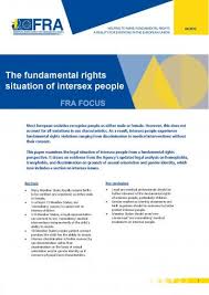 Intersex is a natural form of being are deluding themselves, burying their heads in the sand. The Fundamental Rights Situation Of Intersex People European Union Agency For Fundamental Rights
