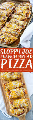 Sloppy Joe French Bread Pizza Yellowblissroad Com Recipe Recipes Food French Bread Pizza