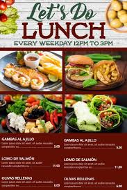 Lunch Special Poster Template In 2020 Menu Design Template Menu Design Lunch Specials