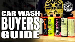 Car Wash Soap Buyers Guide Chemical Guys Car Care