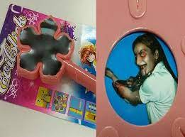 Dollar store princess wand contains suicidal demon bonus image. Dollar Store Toy Wand Has Hidden Picture Of Demonic Child Cutting Herself With A Kitchen Knife The Independent The Independent