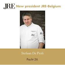 FR 👇 We zijn verheugd om Stefaan De Proft, van Pacht 26 in Gijzegem, voor  te stellen als nieuwe voorzitter van onze vereniging JRE-België✨ Met zijn  verfijnde, seizoensgebonden keuken en passie voor