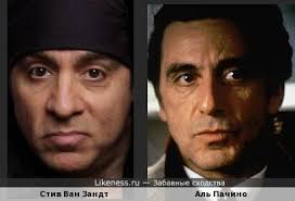 Стив Ван Зандт (урождённый Steven Lento) и Аль Пачино