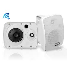 The landscape garden system is made for outdoor areas up to 3,500 square feet and is the perfect balance of performance and simplicity in an outdoor audio system. Pyle Pdwr54btw Waterproof Bluetooth 5 25 Indoor Outdoor Speaker System 600 Watt White Walmart Com Walmart Com