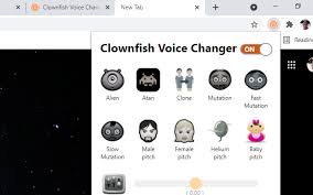 Download version 1.47 64bit(win 7, 8, 8.1, 10 & vista) 32bit(win 7, 8, 8.1, 10 & vista) (adsbygoogle = window.adsbygoogle || ).push({}); Clownfish Voice Changer For Chrome