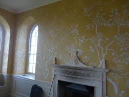 First Phase Secco Painting On Sora Shikkui Plaster Wall Coverings Decor Painting