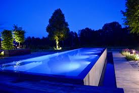 Design Pool Bei Nacht Poolbeleuchtung Pool Beleuchtung Pool Beleuchtung