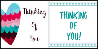 Just print these these cards on white cardstock and cut in half. Free Printable Thinking Of You Cards Cultured Palate