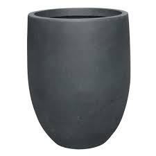 Tall square outdoor glazed ceramic pots. Kante 21 7 In Tall Charcoal Lightweight Concrete Round Outdoor Planter Rc0066a C60121 The Home Depot