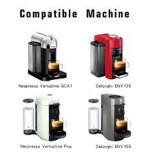 Nespresso coffee machine vertuo pods reusable grocery tote. 80 150 230ml Reusable Coffee Capsules For Nespresso Vertuoline Coffee Machine Stainless Steel Refillable Crema Maker Milk Pod Coffee Filters Aliexpress