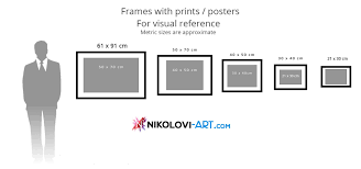 Different sizes of Artworks in cm and inches on our Abstract Art |  Nikolovi-Art