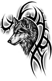 Wolf Tribal Tattoo Wolf Tattoos Men Tattoos Tribal Tattoos