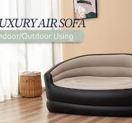 Amazon.com : DIMAR GARDEN Inflatable Couch Outdoor Air Sofa,Blow Up Couches  for Camping, Double Size : Patio, Lawn & Garden