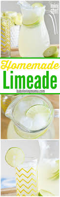 Homemade Limeade This Refreshing Limeade Is A Great Alternative To Lemonade It Uses Simple Syrup Instead Jus Et Smoothies Lemonade Beyonce Boissons Fraiches