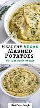 Dairy Free Roasted Garlic Mashed Potatoes Gf Wfpb Option Recipe Vegan Thanksgiving Recipes Vegetarian Stuffing Thanksgiving Recipes