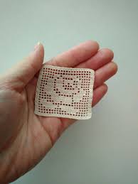 I Love Small Doilies Mini Filet Doily Asahi Crochet Small Crochet Doily Petit Napperon Lace Doil Quadrados De Croche Quadradinhos De Croche Trico E Croche