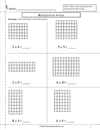 Multiplication Arrays Worksheets Array Worksheets Multiplication Arrays Array Math