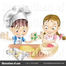 Slang to alter or falsify so as to make a more favorable impression; Baking Clipart 1367534 Illustration By Atstockillustration