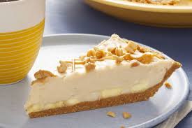 Tarte Onctueuse Au Beurre D 39 Arachide Et A La Banane Recipe Banana Pie Recipe Easy Banana Cream Pie Banana Pie