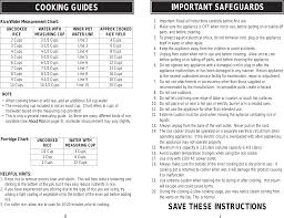 Aroma Rice Cooker Prc 550 556 Users Manual