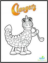 The Soup Dragon Clangers Pattern Coloring Pages Coloring Pages For Kids