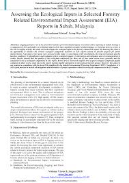Environmental impact assessment (eia) is considering as a project management tool for collecting and analyzing information on the environmental effects of any development project. 2