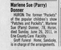 Marlene Sue (Parry) Donner