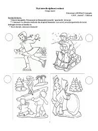 Este o fișă pe care sperăm că școlăreii o vor lucra cu foarte mare plăcere. Moderator Jura Zel Fise De Lucru Grupa Mare Iarna Juanpablolibrera Com