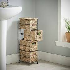 Small bathroom storage corner floor cabinet with doors and shelves,thin toilet vanity cabinet,narrow bath sink organizer,towel storage shelf for paper holder,white by aojezor. Vonhaus 4 Tier Seagrass Storage Basket Tower Unit Walmart Com Easy Bathroom Organization Seagrass Storage Baskets Storage Baskets