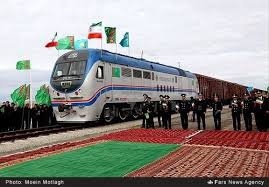 اسکویی در باره ایران Inauguration Of Kazakhstan Turkmenistan Iran Railway Link Train Inauguration Railway