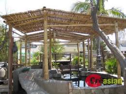 Bamboo Patio Covers Bamboo Patio Cover Model 1 Pergola Pergola Patio Tropical Patio