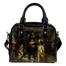 Rembrandt Night Watch Shoulder Bag In 2020 Gold Handbags Bags Shoulder Bag