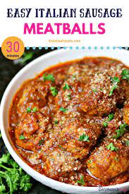 Bake for 20 minutes or until meatballs are cooked through (160°f). Easy Keto Italian Sausage Meatballs Recipe Video Dr Davinah S Eats