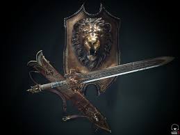 Artstation Lion Sword Pogar Marius Sword Fantasy Gifts Unique Items Products