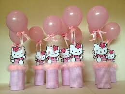 Hello Kitty Baby Shower Decorations Cumpleanos Fiesta Infantil Hello Kitty Centros D Hello Kitty Baby Shower Hello Kitty Centerpieces Hello Kitty Theme Party