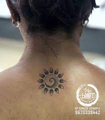 Dotted Sun Tattoo Tattoos Sun Tattoo Tattoo Behind Ear