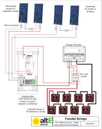 How much watt solar panel you need? Schematic Wiring Solar Panels In Series And Parallel Alte