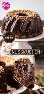 Butter mit zucker schaumig rühren, eier trennen und eigelbe nach und nach unterrühren. Nusskuchen Saftig Schokoladig Sonntags Klassiker Kuchen Rezepte Einfach Kuchen Und Torten Kuchen Und Torten Rezepte