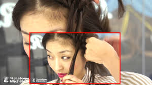 おかあさんといっしょに前髪を編み込み 女の子 子供髪型ヘアアレンジ