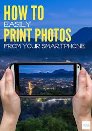 How To Easily Print Photos From Your Smartphone Print Phone Pictures Print Iphone Photos Photo Printing