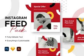 Check out our ace svg selection for the very best in unique or custom, handmade pieces from our digital shops. Instagram Feed Post Fashion Template Graphic By Mahative Creative Fabrica