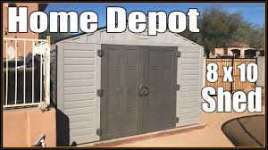 Home Depot 8 X 10 Shed Install 2021 Youtube
