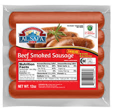 Must contain minimum17g protein per portion. Halal Beef Smoked Sausage Halal Sausage Al Safa Halal