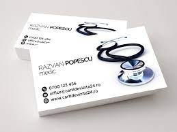 Carti de vizita, scrisori, meniu, ecuson sau invitatii, dar si modalitatea. Model Carti De Vizita Medic 03 Carti De Vizita Online