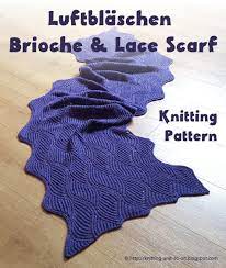 These stockings can be personalized with a name, and it will be on both sides. Knitting And So On Luftblaschen Brioche And Lace Scarf