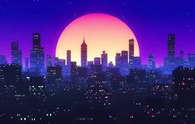 Page 1 of free vector city background. Retrowave City Wallpapers Wallpaper Cave
