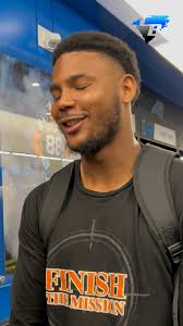 Ja’Tavion Sanders’ welcome to the NFL moment:“We had a run play and Chase  Young ran straight through my face.”I asked him what he thought afterward  he said “I’m not letting that sh*t happen again.”