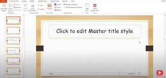 To change the background, click on the background styles icon, or for more control, click on the expand icon in the background group (or choose the format background … option in the background styles dialog box). How To Use Slide Master In Powerpoint