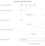 Leak Rate Calculator