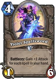 However, i still have 4x level 1 spells to work with. Violet Spellsword Hearthstone Top Decks
